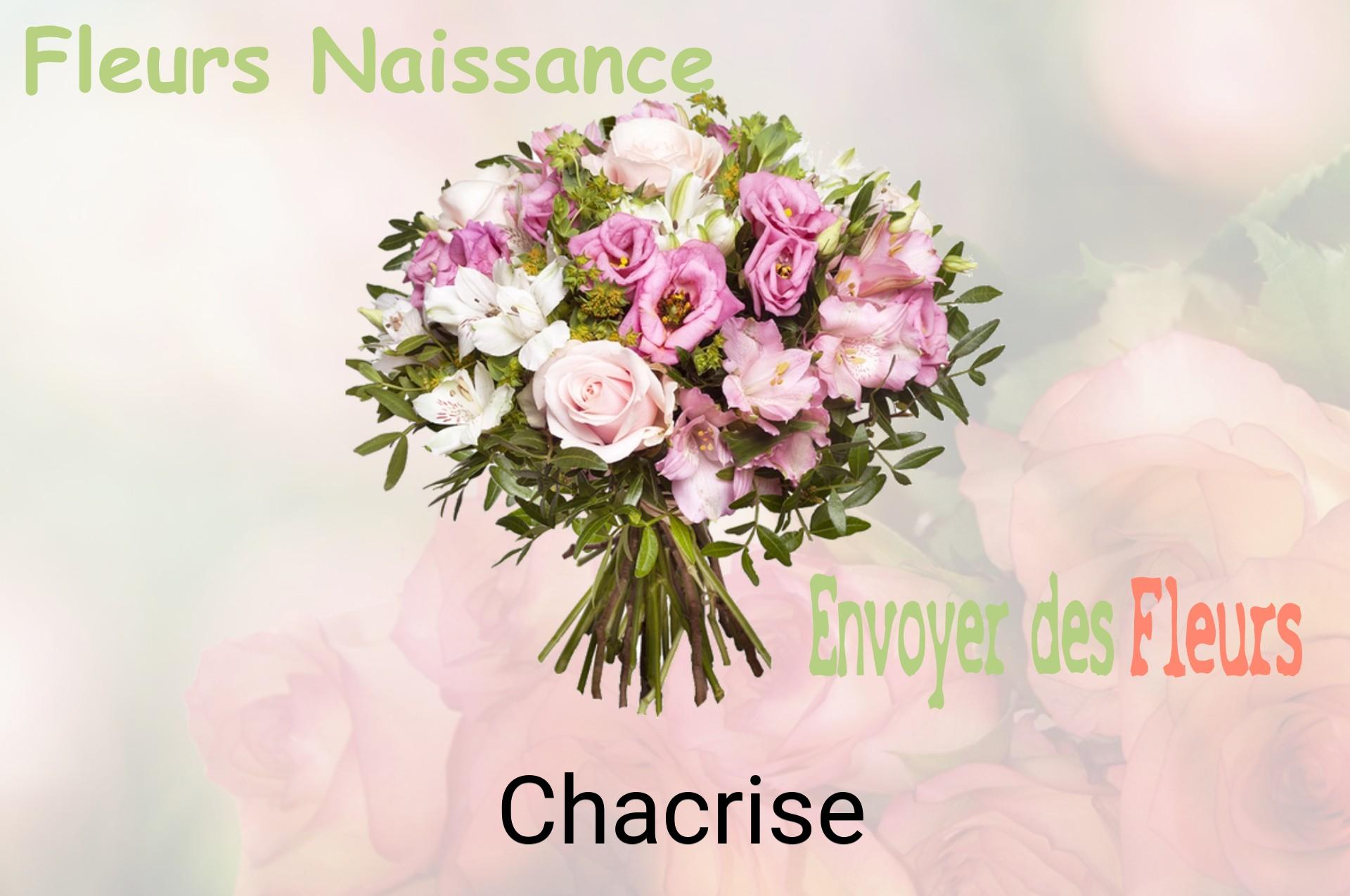 Bouquet de fleurs de naissance livré à Chacrise